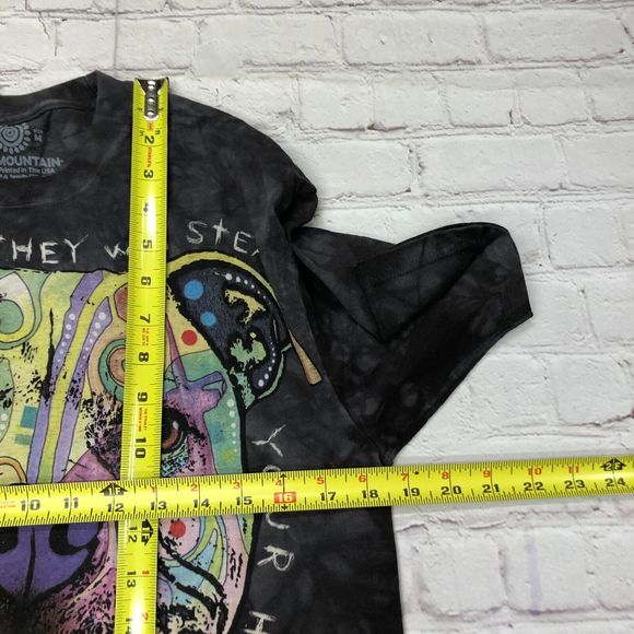 The Mountain Adult Graphic Tee T-Shirt Size Medium Pit Bulls Dog B237 -4 - Picture 3 of 11